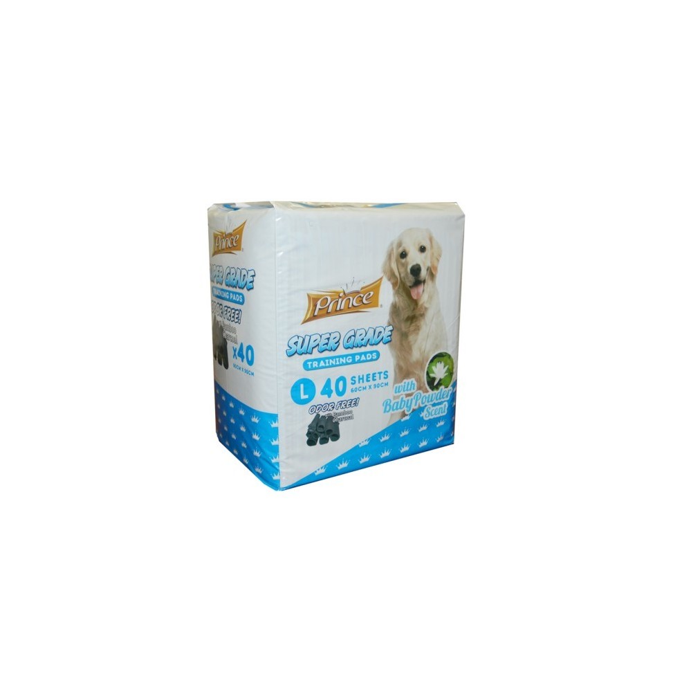 Prince Baby Powder absorbing mats for puppies 60x90 40 pcs.