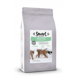 Smart Nature Cat Sterilized Skin Support 1.5 kg grain-free, 70% fish and caviar, beautiful fur and skin, healthy urinary tract