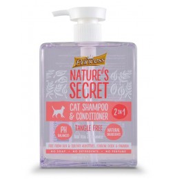 Princess Natures Secret Shampoo and Conditioner Tangle Free 500m Shampoo and Conditioner for Cats