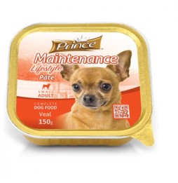 Prince Pate Dog Veal 150 gr wet dog food Set 5+1 for free