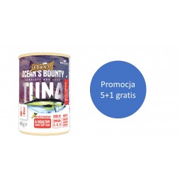 Prince Oceans Bounty 100% Tuna Papaya 400 gr Tuna meat wet food package 5+1