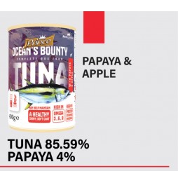 Package of wet food with tuna meat 5+1